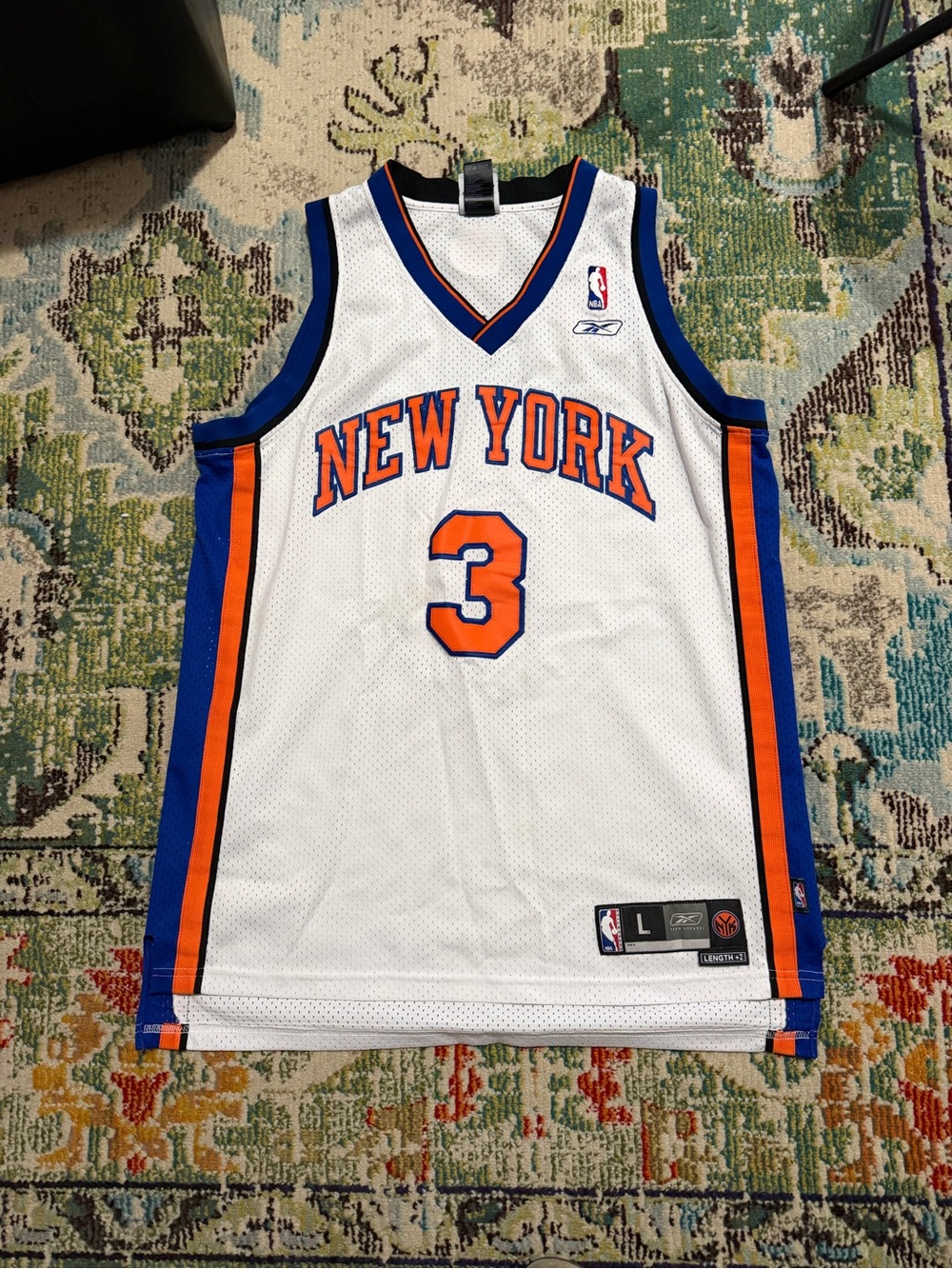 NEW YORK KNICKS Marbury jersey size large